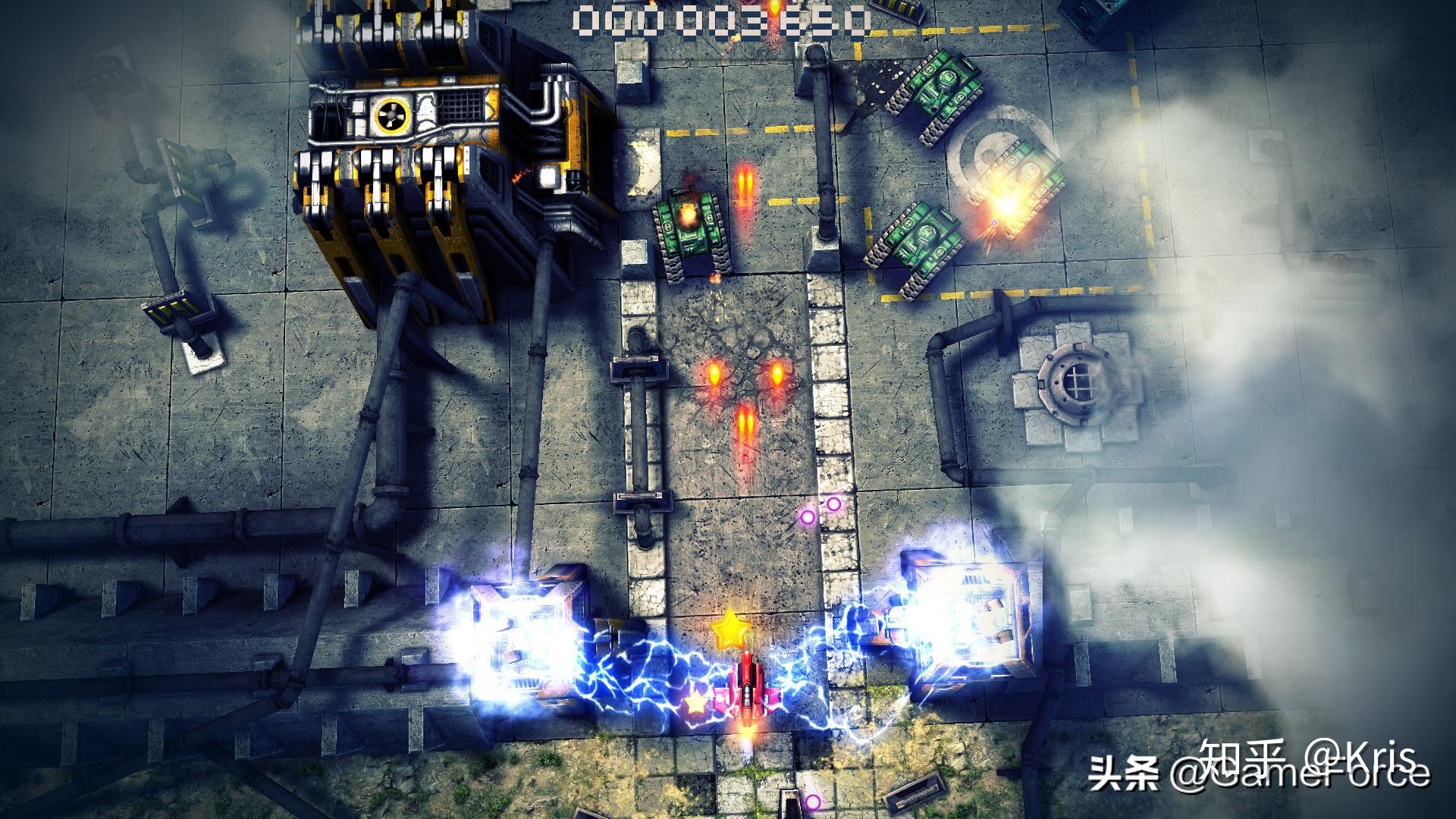 游戏的基本玩法采用了简单的街机方式,手柄左摇杆控制飞机移动,rt扳机