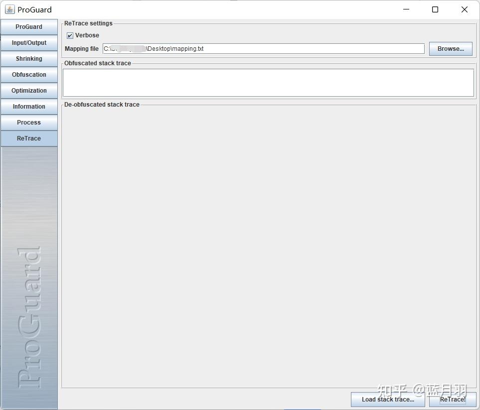 Android 利用 proguardgui.bat 还原混淆代码 知乎