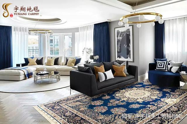 手工真丝地毯搭配木地板家装界最强cp让你家美翻天