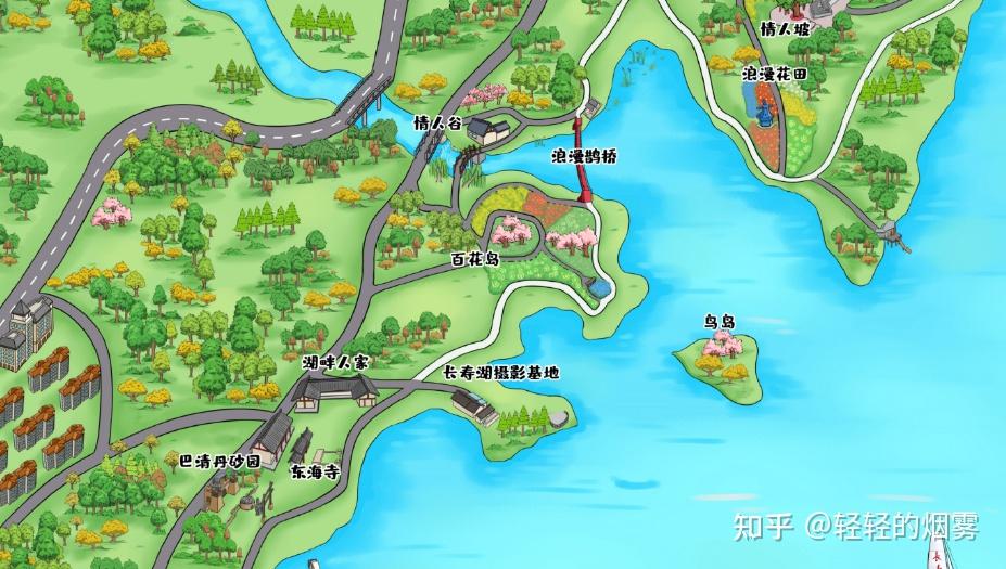 手绘地图深度解析:类型、风格、功能、价值、制作流程、智慧导览 - 知乎