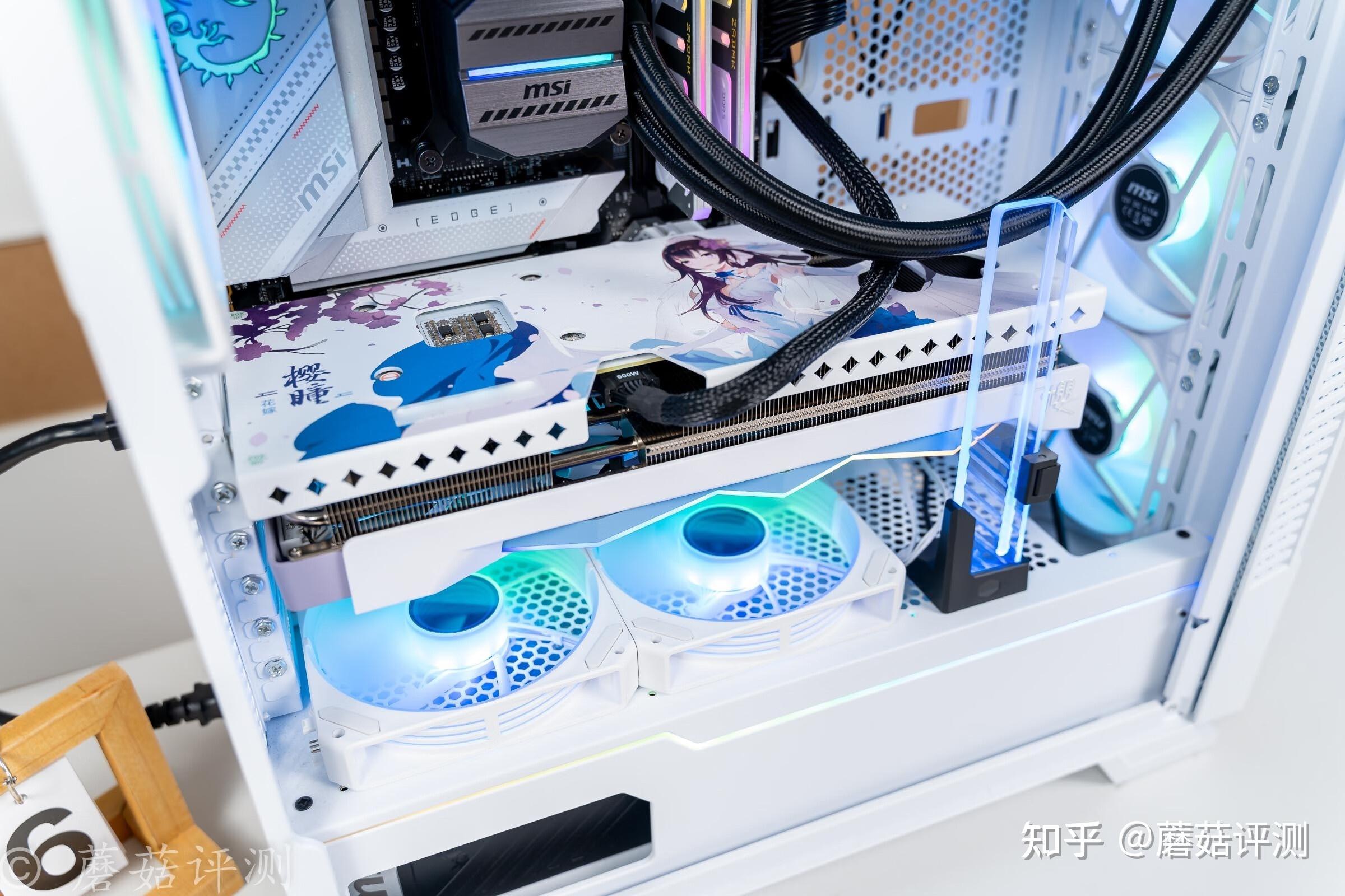 外观精致,灯效漂亮,散热优秀,盈通rtx4070ti樱瞳花嫁显卡 评测 - 知乎