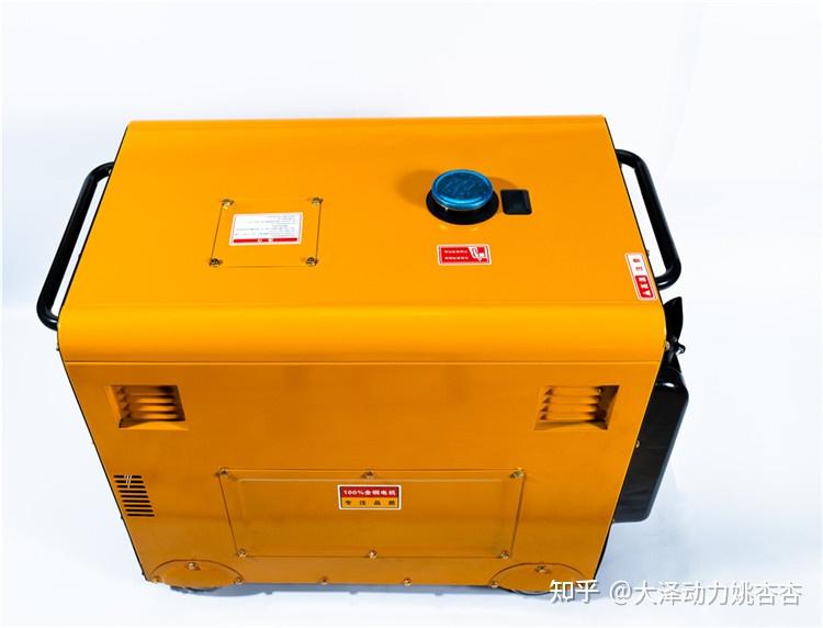 大泽动力8kw静音柴油发电机外接油箱