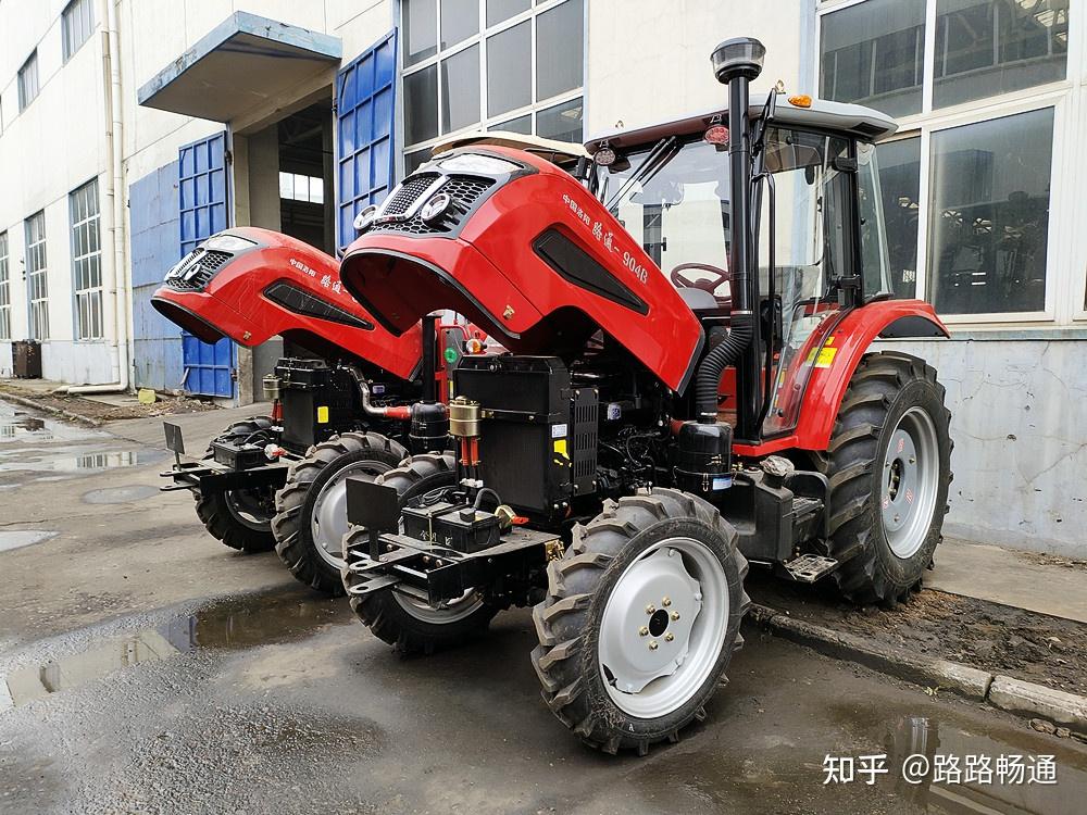 农忙时节90马力拖拉机不会累的铁牛