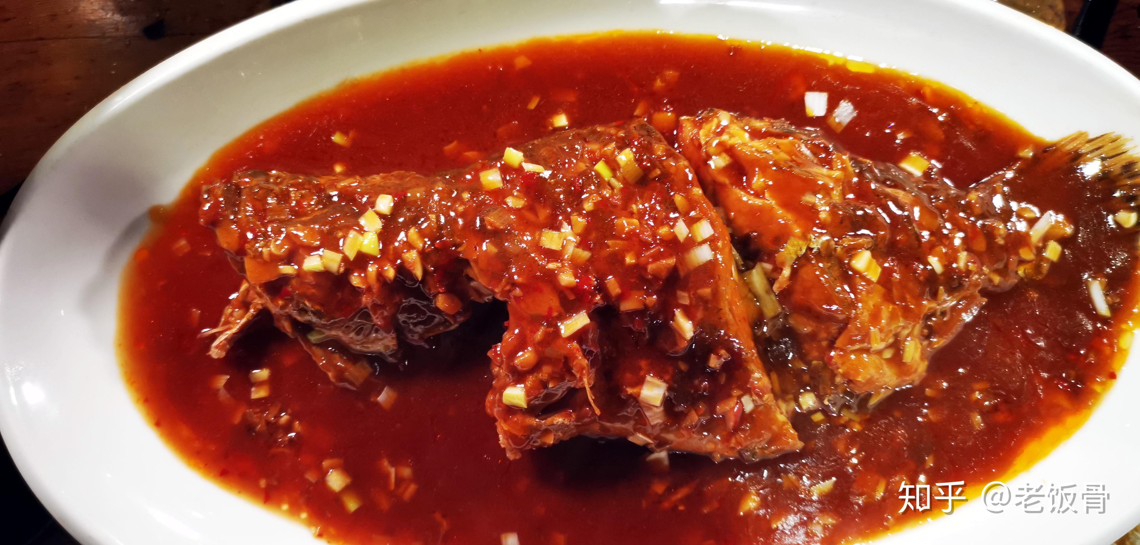 豆瓣鱼鱼肉鲜嫩辣中带酸甜美味无敌