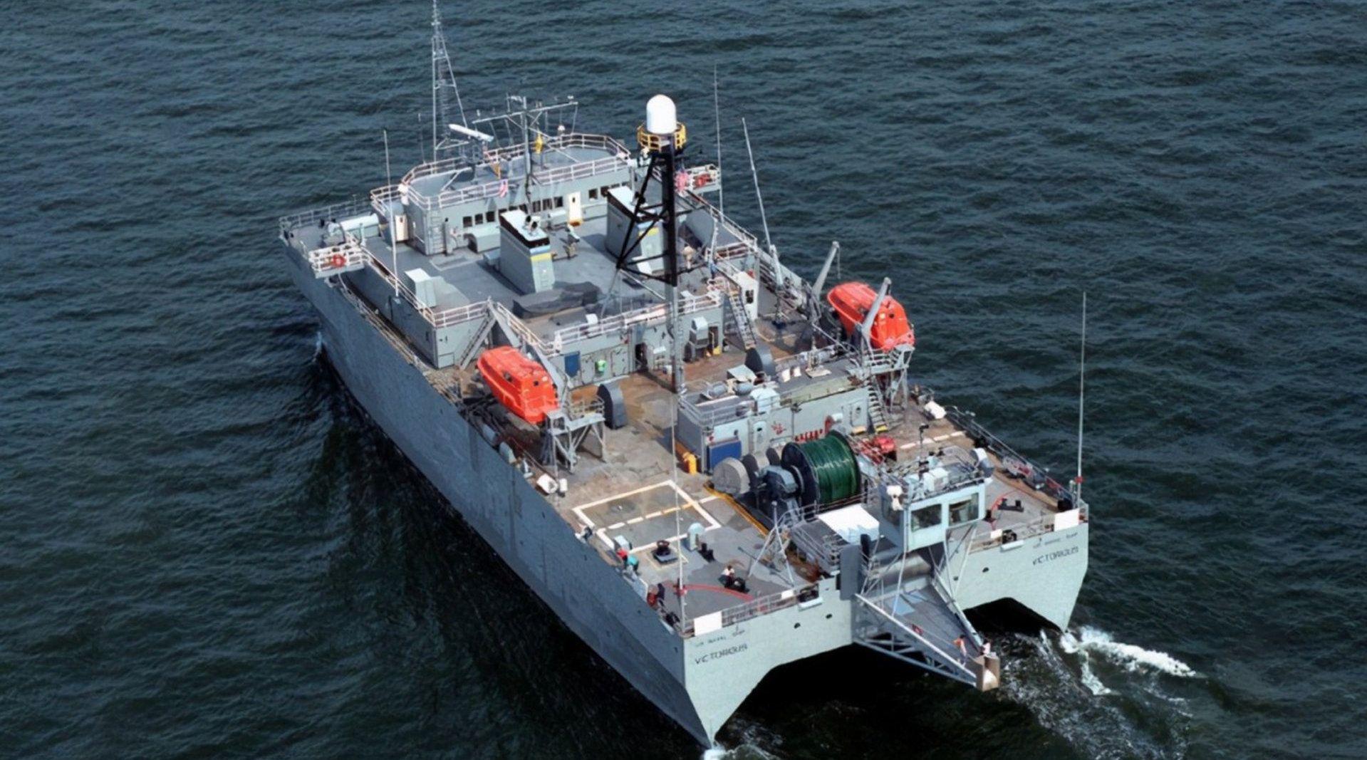 美国同时向中国南海派遣三艘间谍船上次核潜艇撞山吓怕了