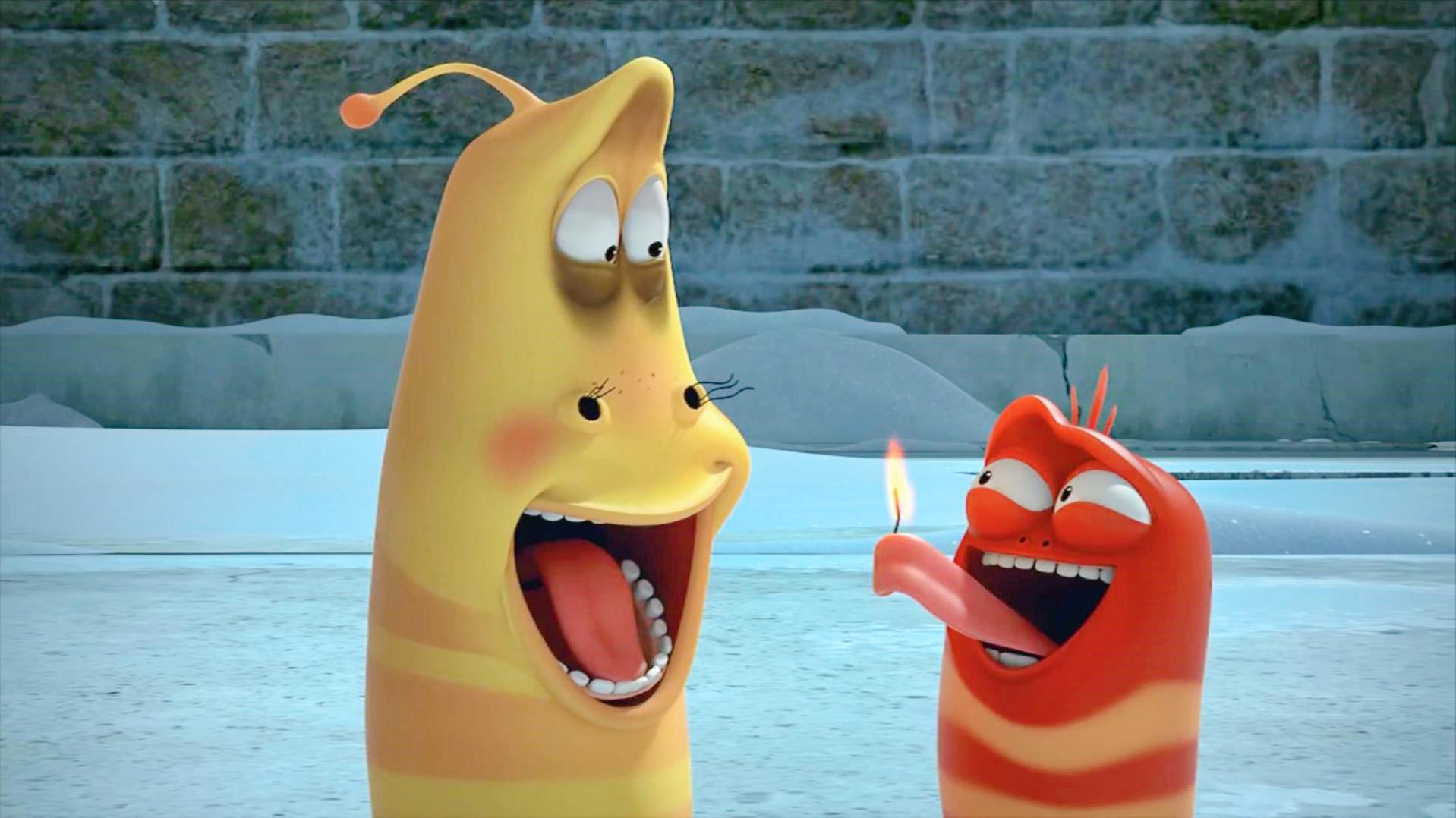 爆笑虫子爱是相互的小黄和小红的友谊感人肺腑温暖至人