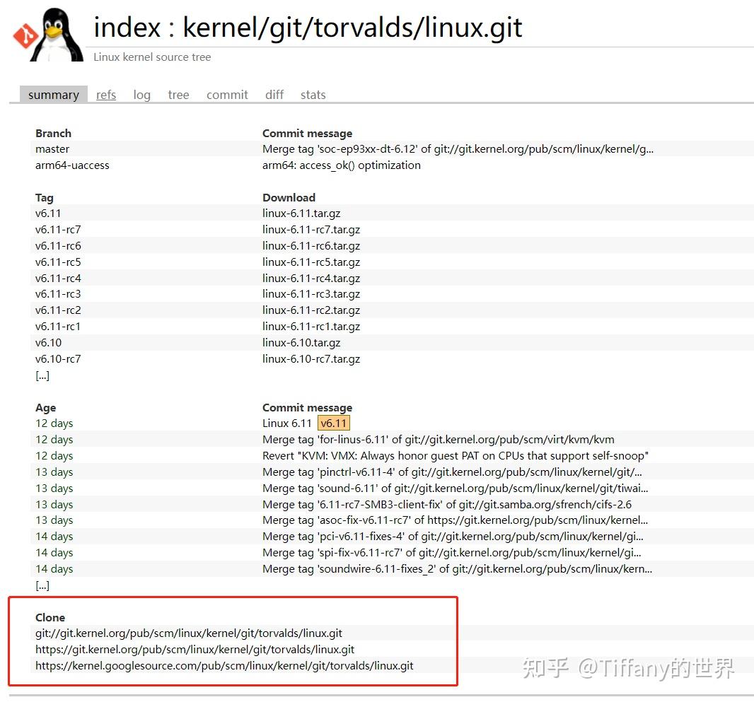  git linux kernel 
