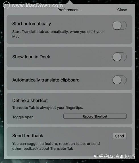 快速实时翻译工具 Translate Tab For Mac 知乎