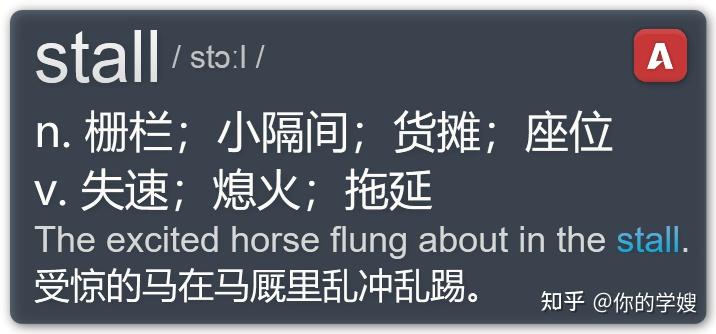 一篇文章讲透雅思核心词stall，这款背单词软件让你成为单词达人 - 知乎
