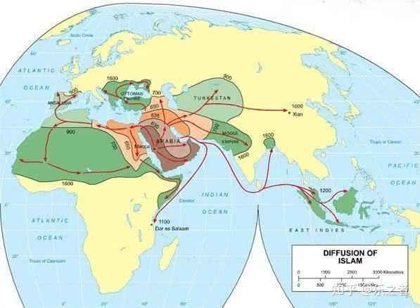 阿拉伯帝国-中世纪(公元500-1500年)