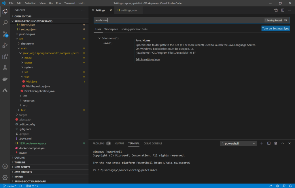  vs code for java java 11 