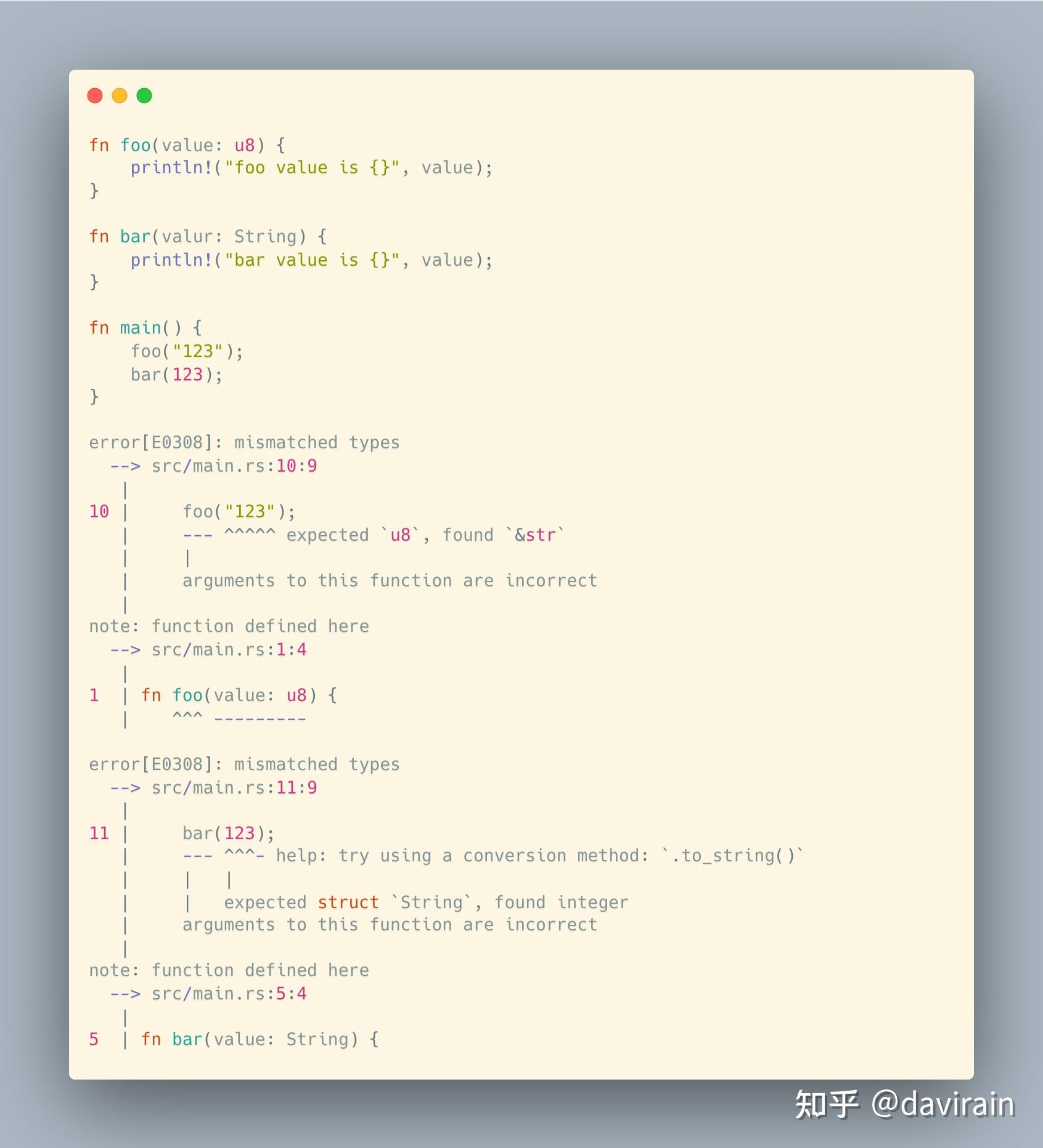 Head first Rust (参考head first Go的风格) 第一章 知乎