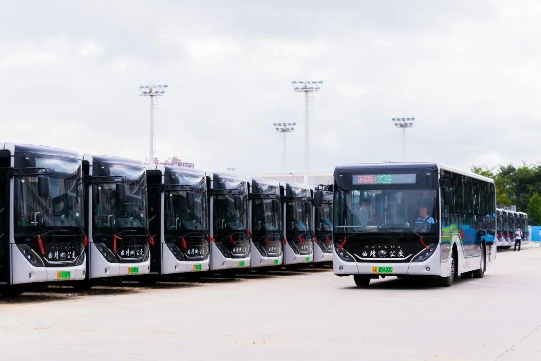 174辆宇通纯电动公交批量交付云南曲靖