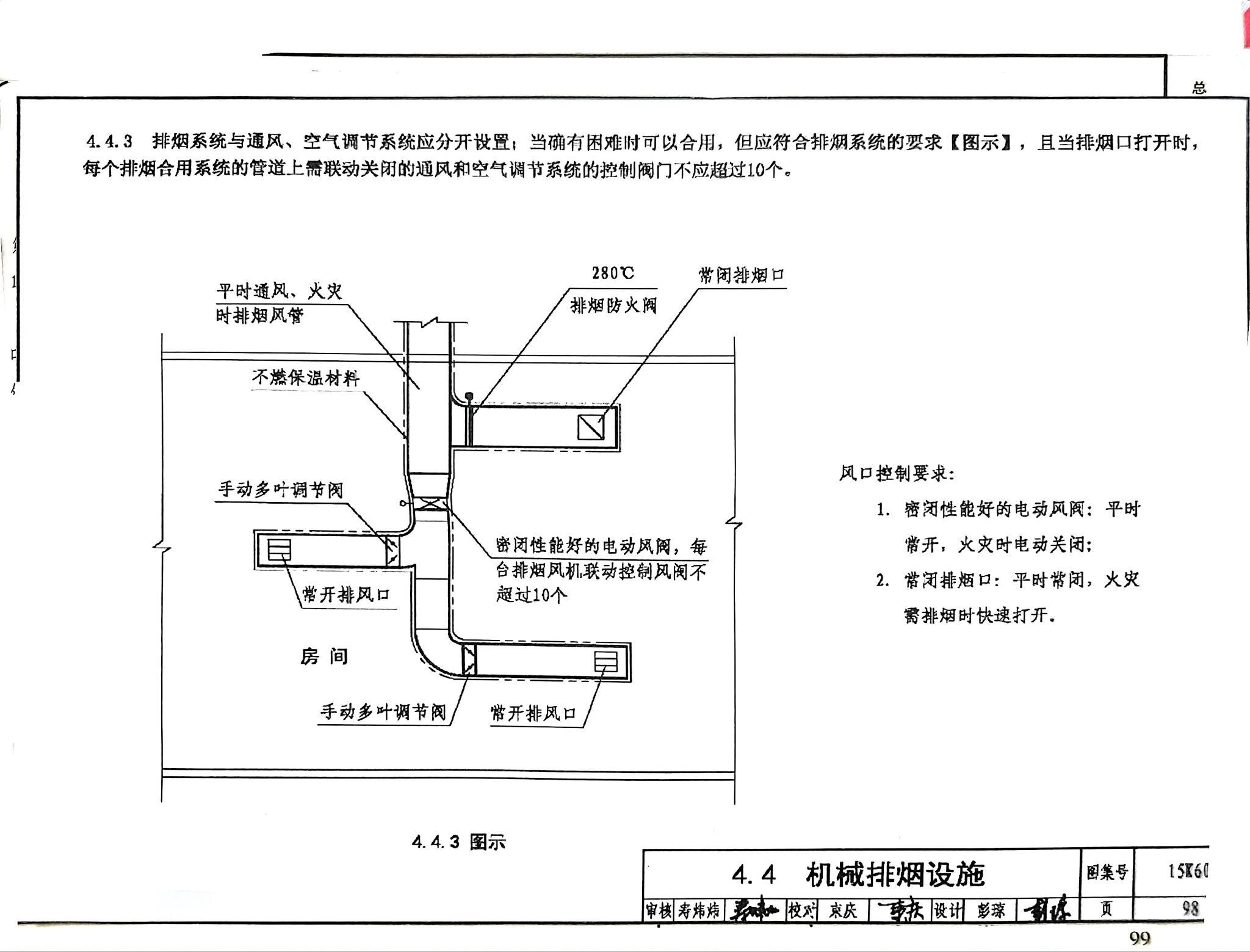 排烟系统与通风,空调系统合用问题