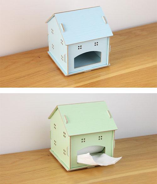 简易手工制作纸巾盒图片