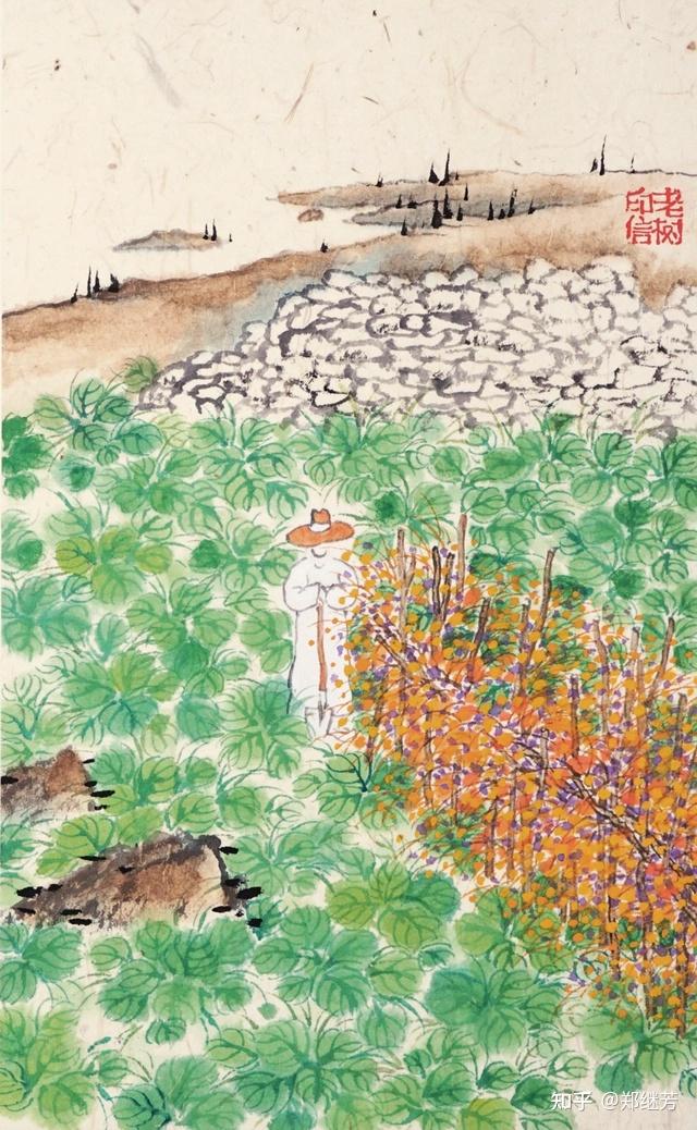 老树画配诗 - 知乎