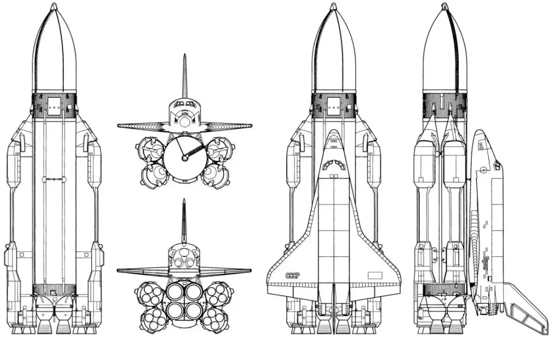火箭轴对称图形图片