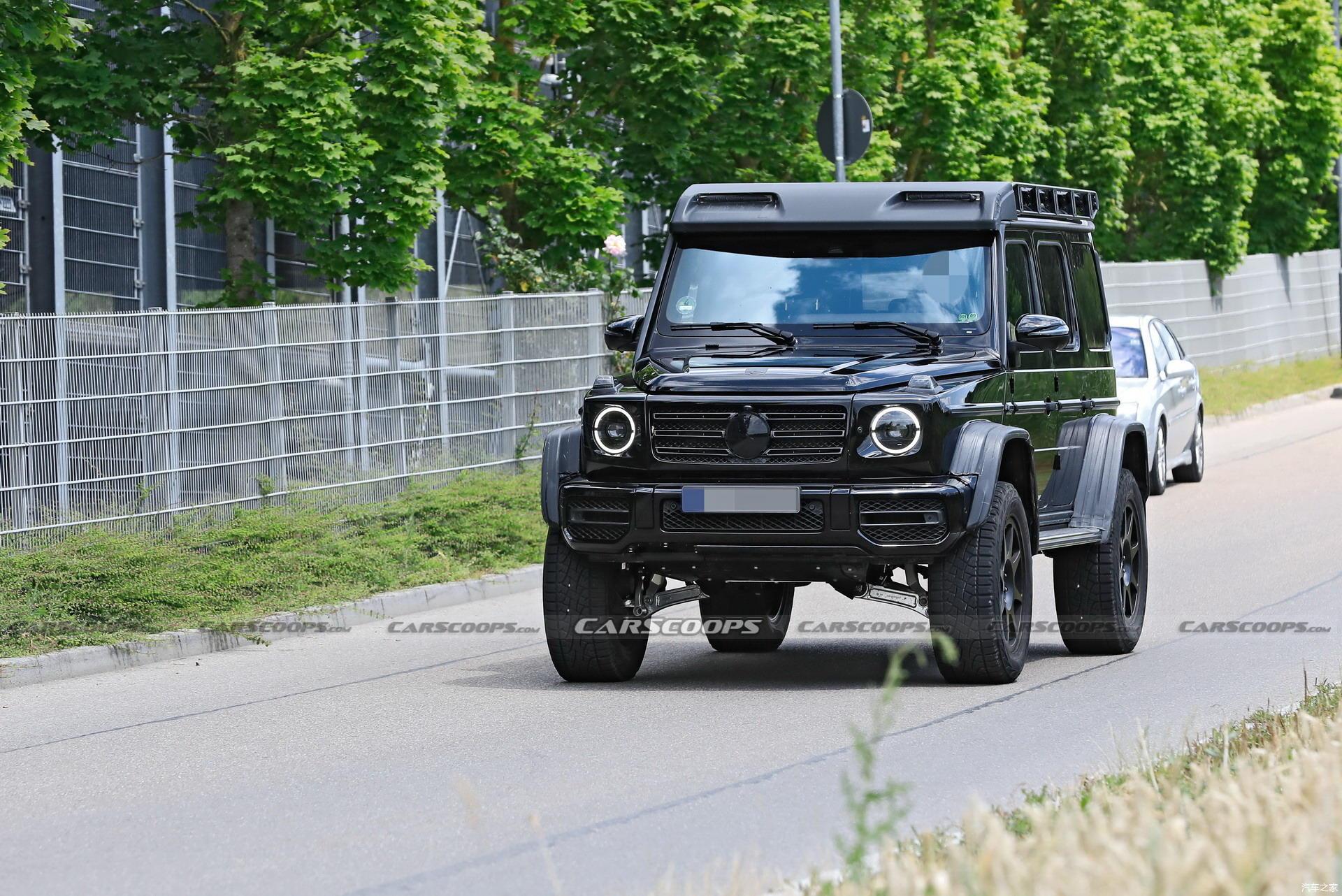 造型更粗犷/越野性能更佳 奔驰g500 4x4曝光