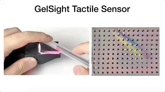 gelsight 觸覺傳感器:表面柔軟,分辨率高,能復刻整塊餅乾的形狀和紋理