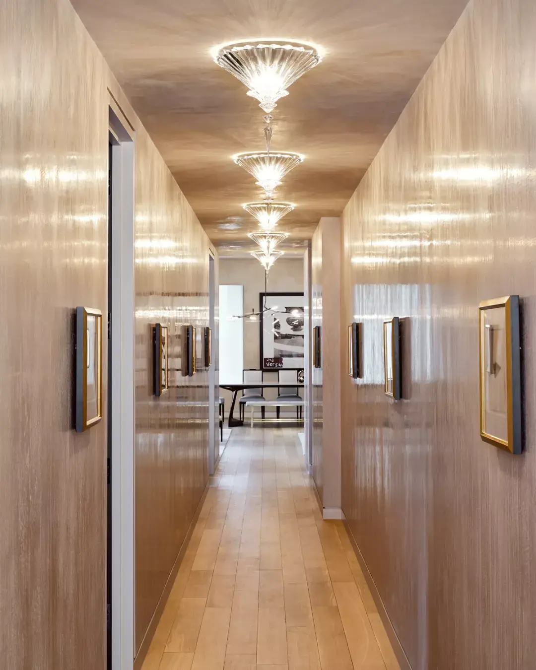 爱马仕壁纸,lv旗下顶级丝绸,银色定制吊顶……这栋纽约豪华公寓真的太