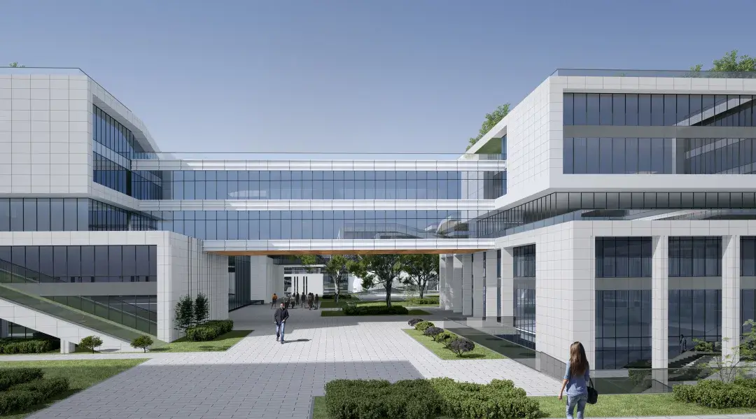 研发办公室效果图报告厅效果图项目结合互联网互相交错共享特点将成都