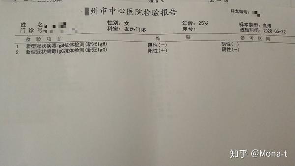 新冠抗體檢測隔離小記三完