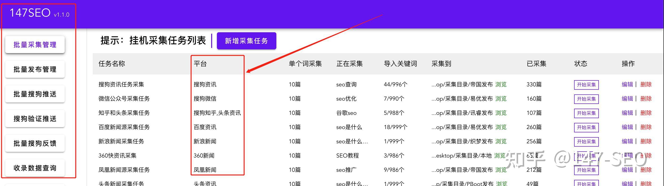 采集站api