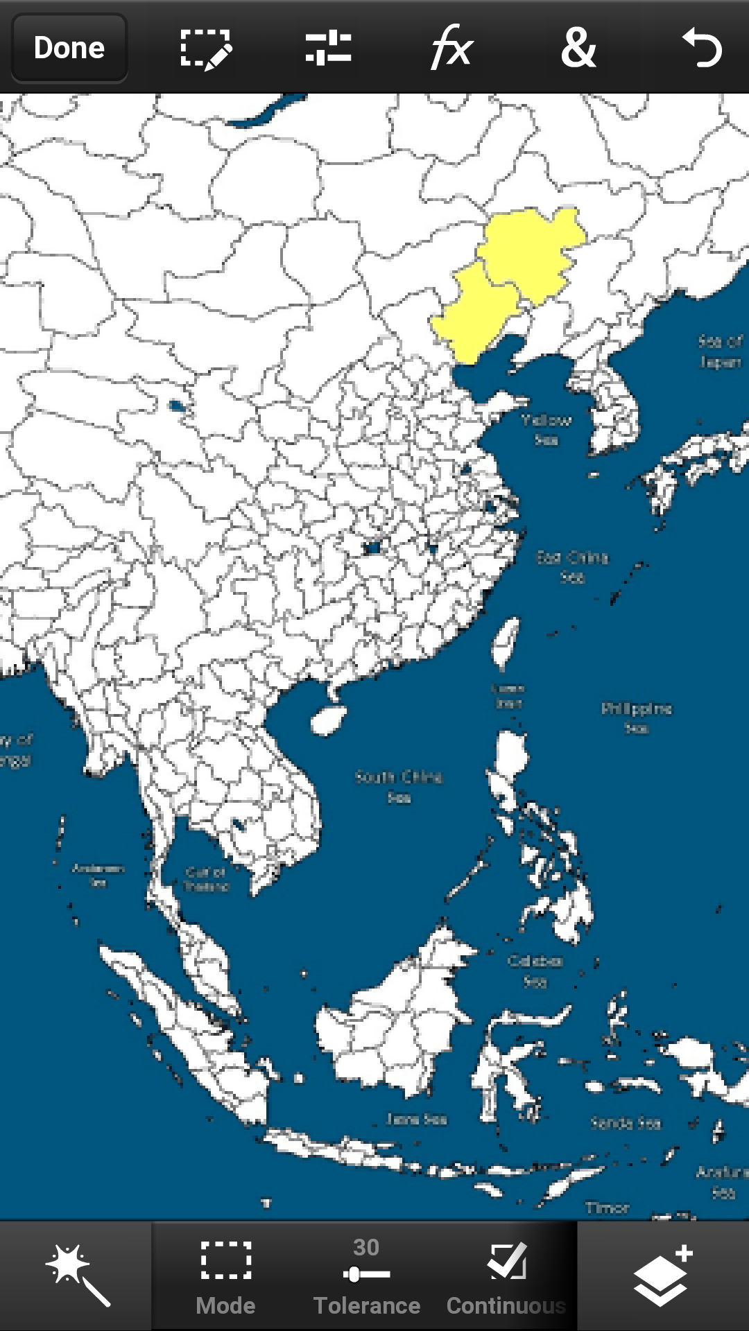 安卓架空地图填色工具附下载链接