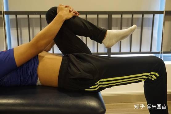 提示股直肌紧张(如下图)3,另一侧腿髋关节外旋,提示外侧紧张,即缝匠肌