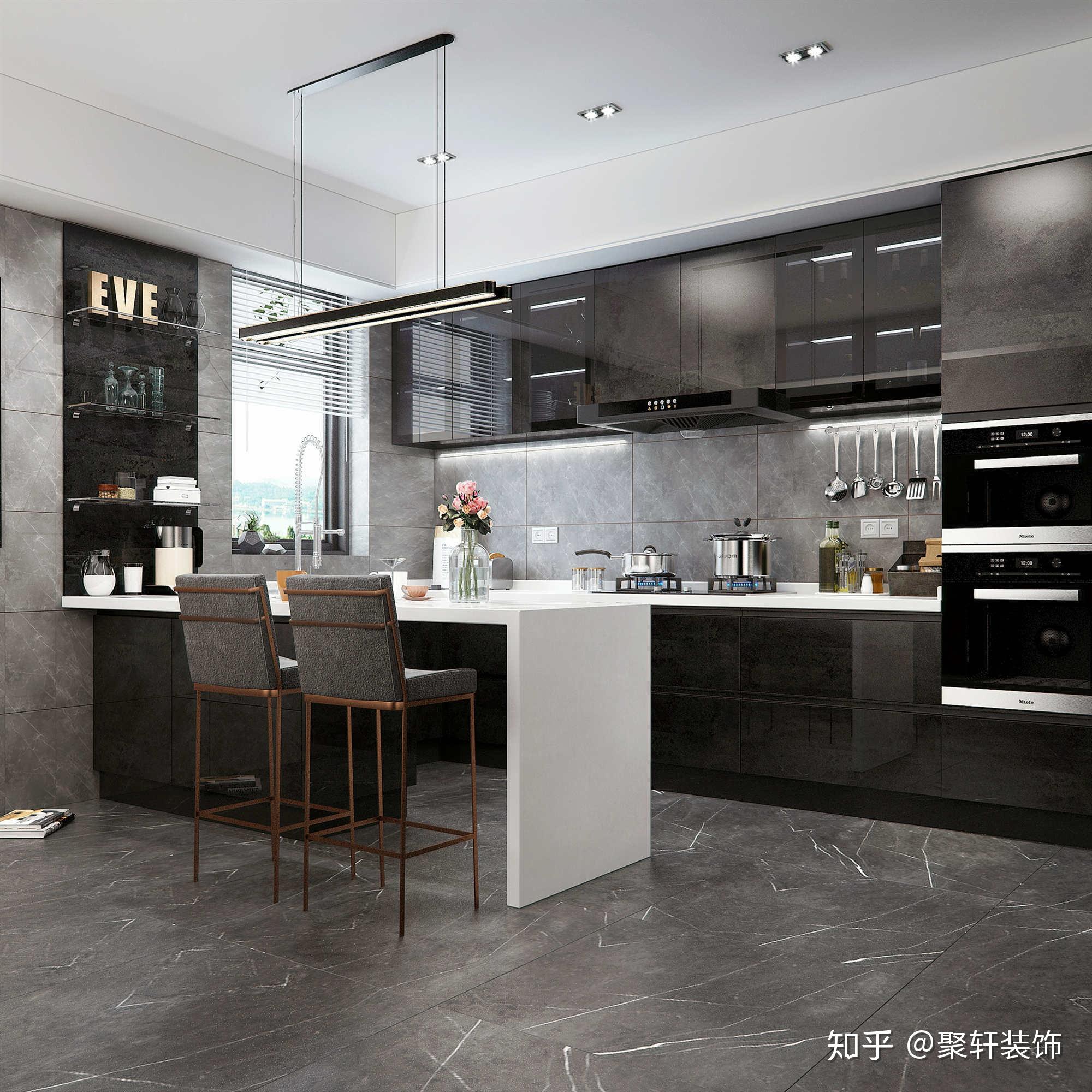 空间不够做饭没意思?不妨在这学着客餐厨一体化设计