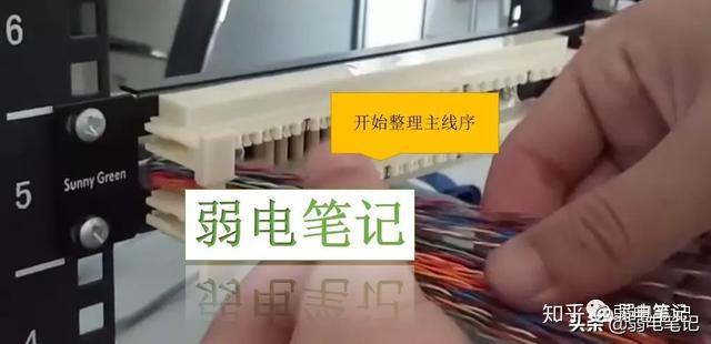 最全图文大对数电缆端接到110(语音)配线架,电话配线架打线 图7 最全图文大对数电缆端接到110(语音)配线架,电话配线架打线 图7