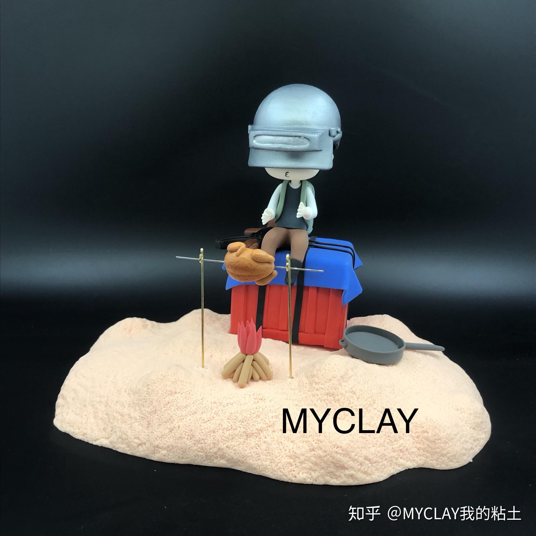 myclay超轻粘土绝地求生作品展示98k版