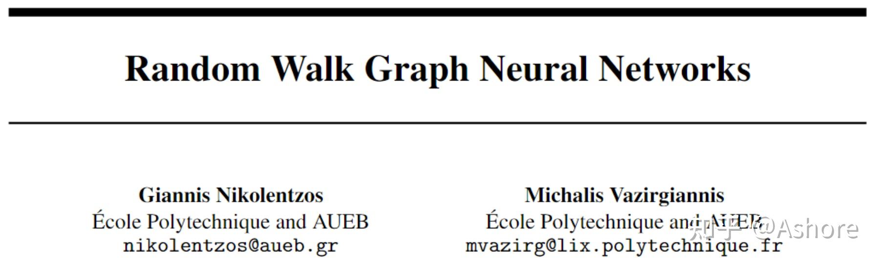 Neurips2020 random walk graph neural networks 