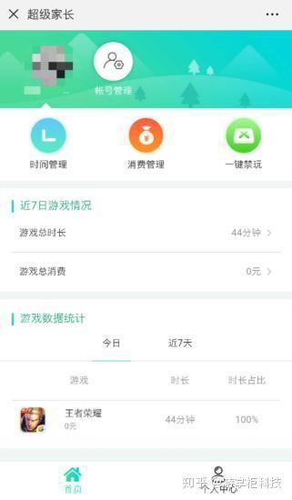 王者荣耀健康游戏系统
