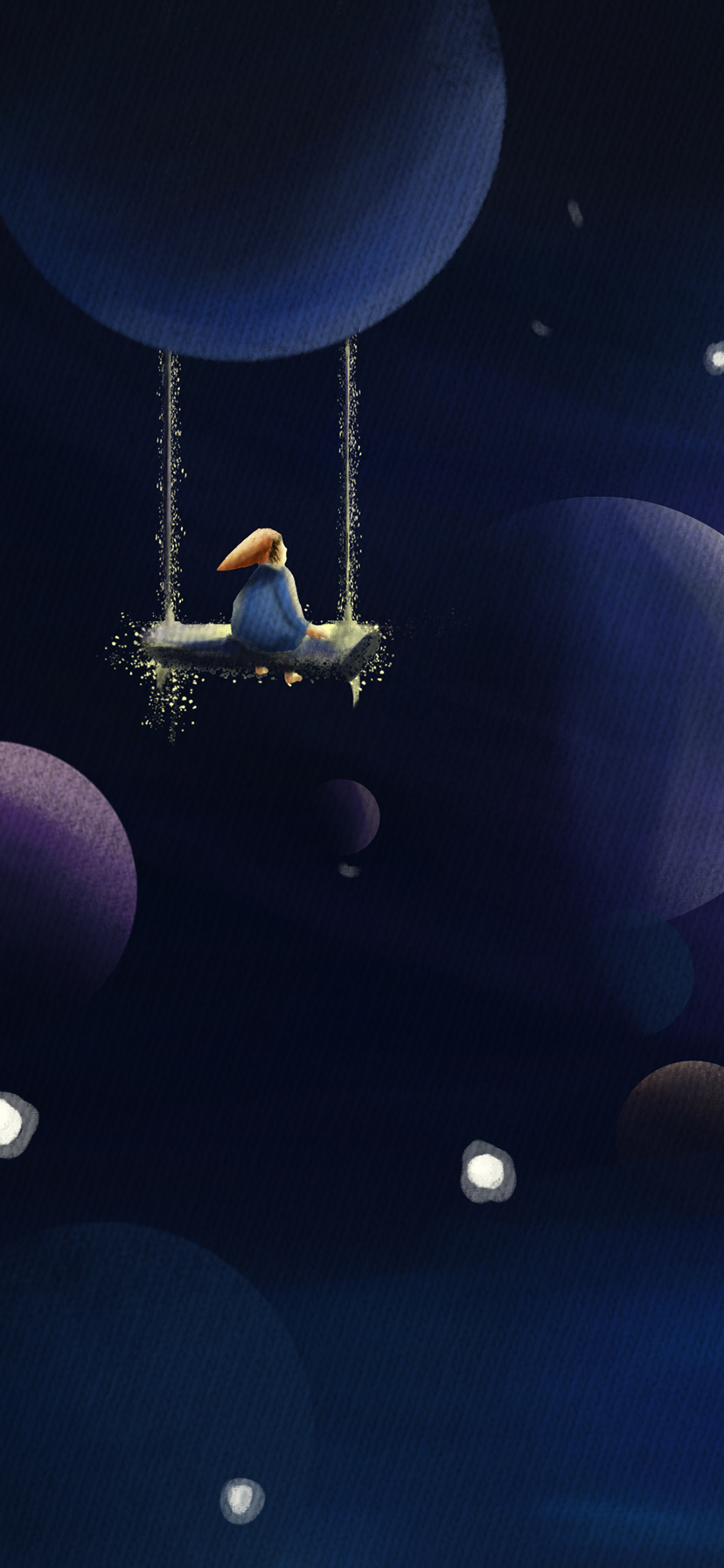 有哪些好看的关于星星月亮的壁纸