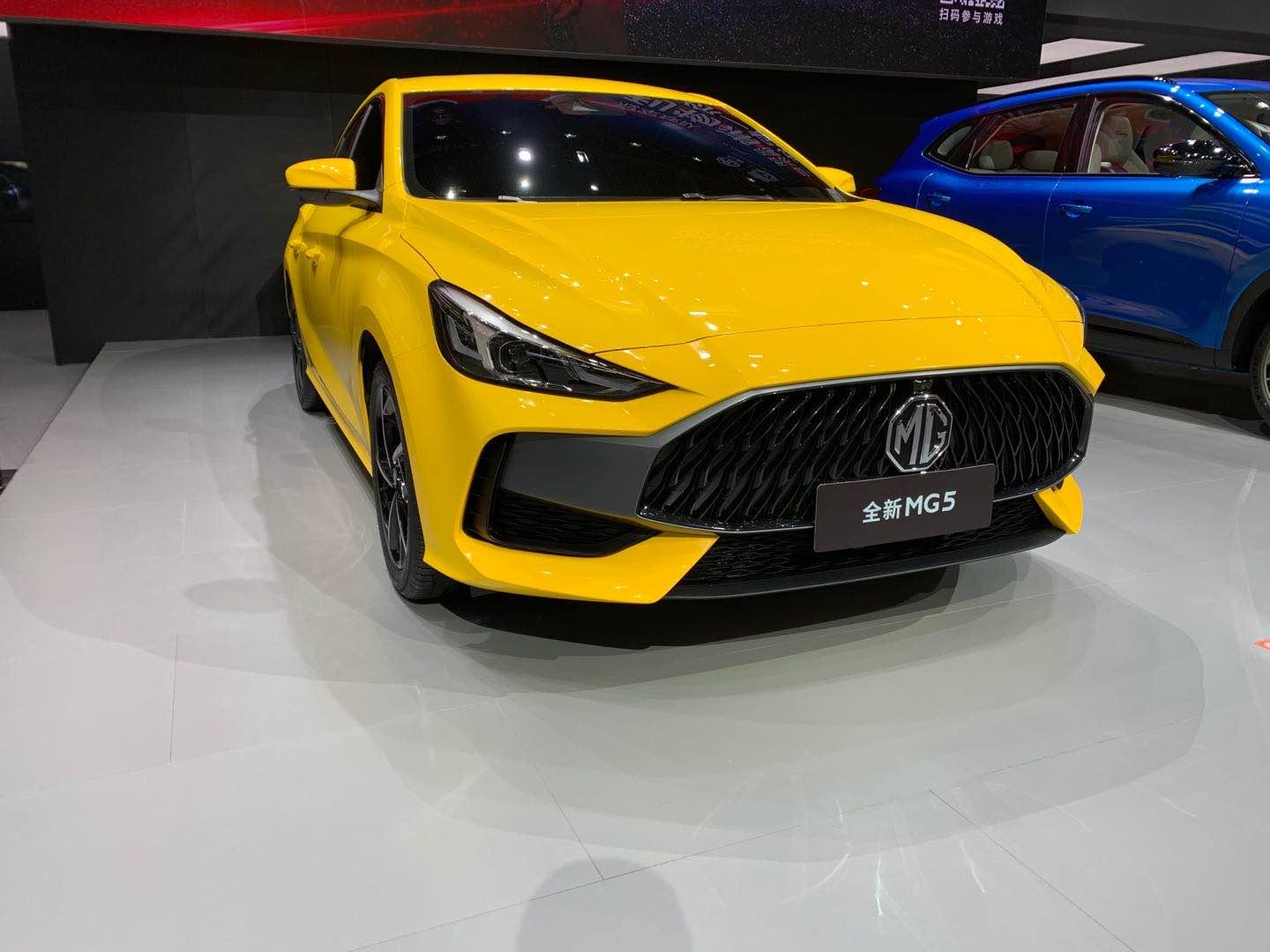 仅靠外观就能吸引年轻人买单北京车展实拍全新mg5