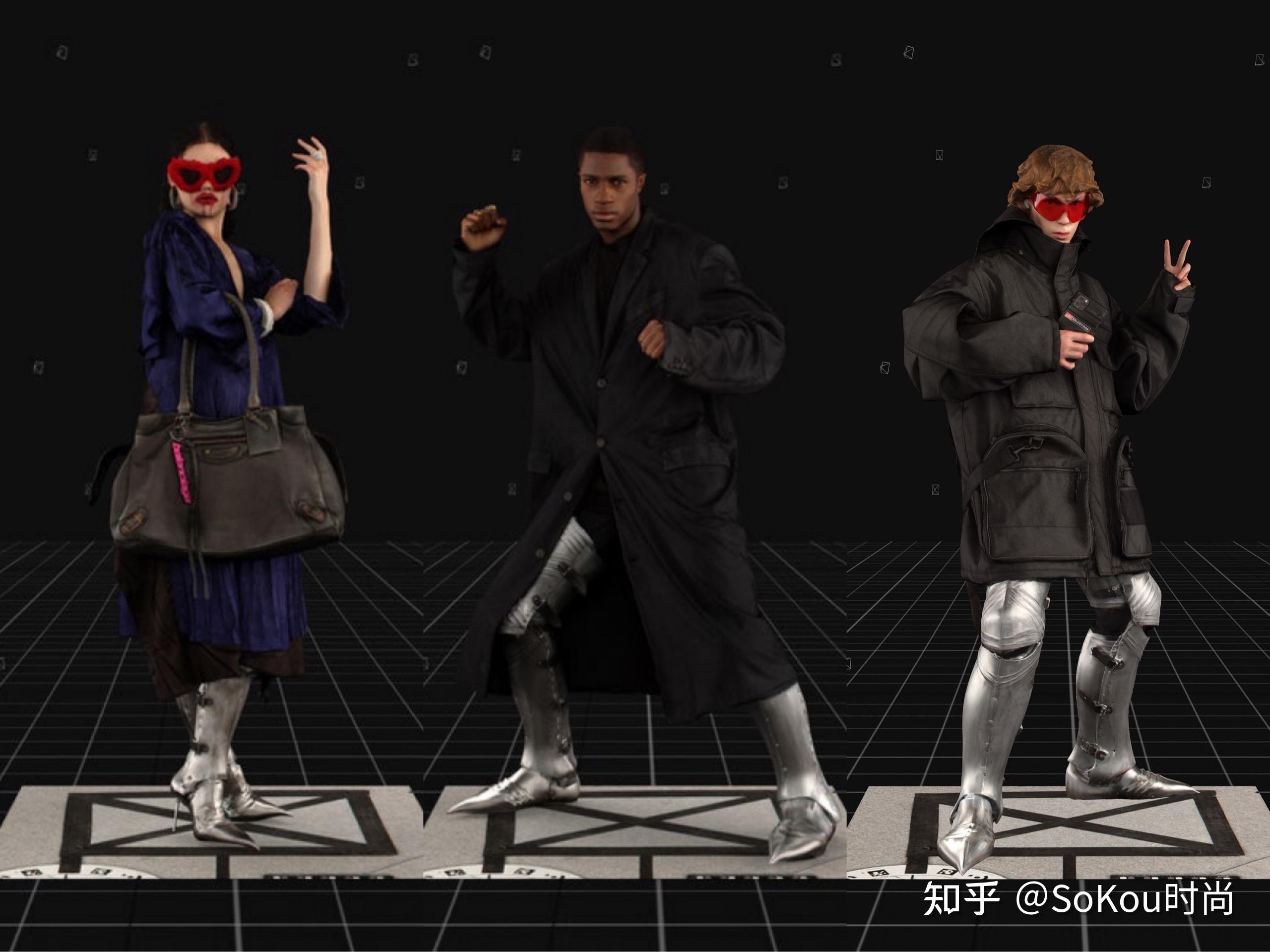 巴黎时装周巴黎世家balenciaga男装2021