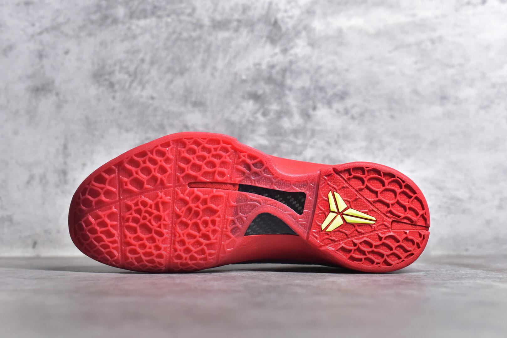 耐克科比六代红黑反转nikekobe6protroreversegrinch青蜂侠篮球鞋