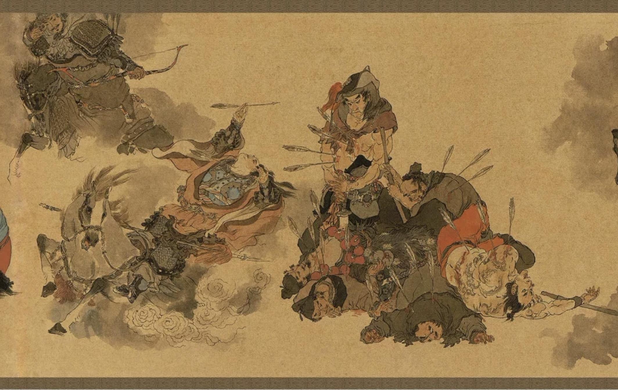 戴敦邦《罡煞归神图》梁山群雄之结局