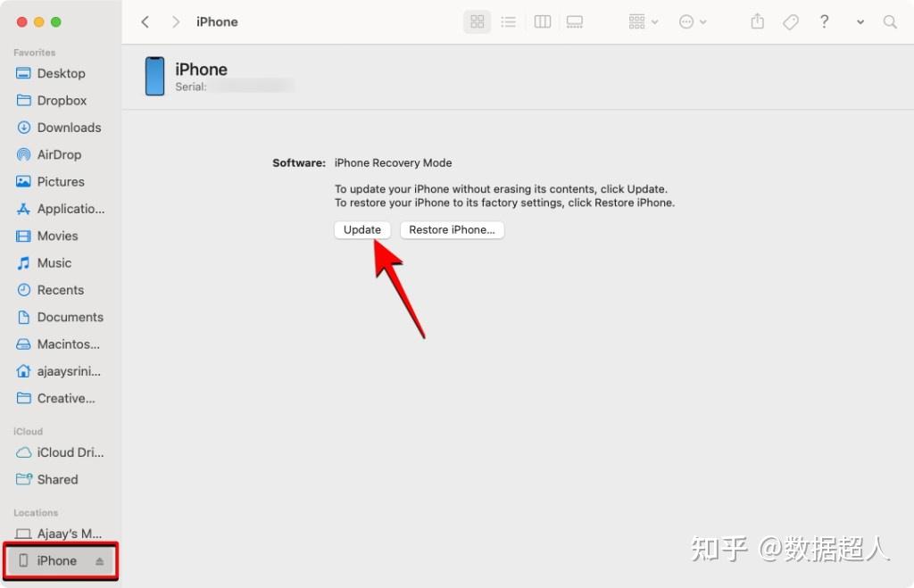 处于恢复模式的iphone，处于恢复模式的iphone您必须先用备份来恢复