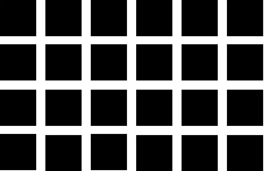 其实在生活中,除了以上列举的这些,视错觉现象还有很多:有一张关于