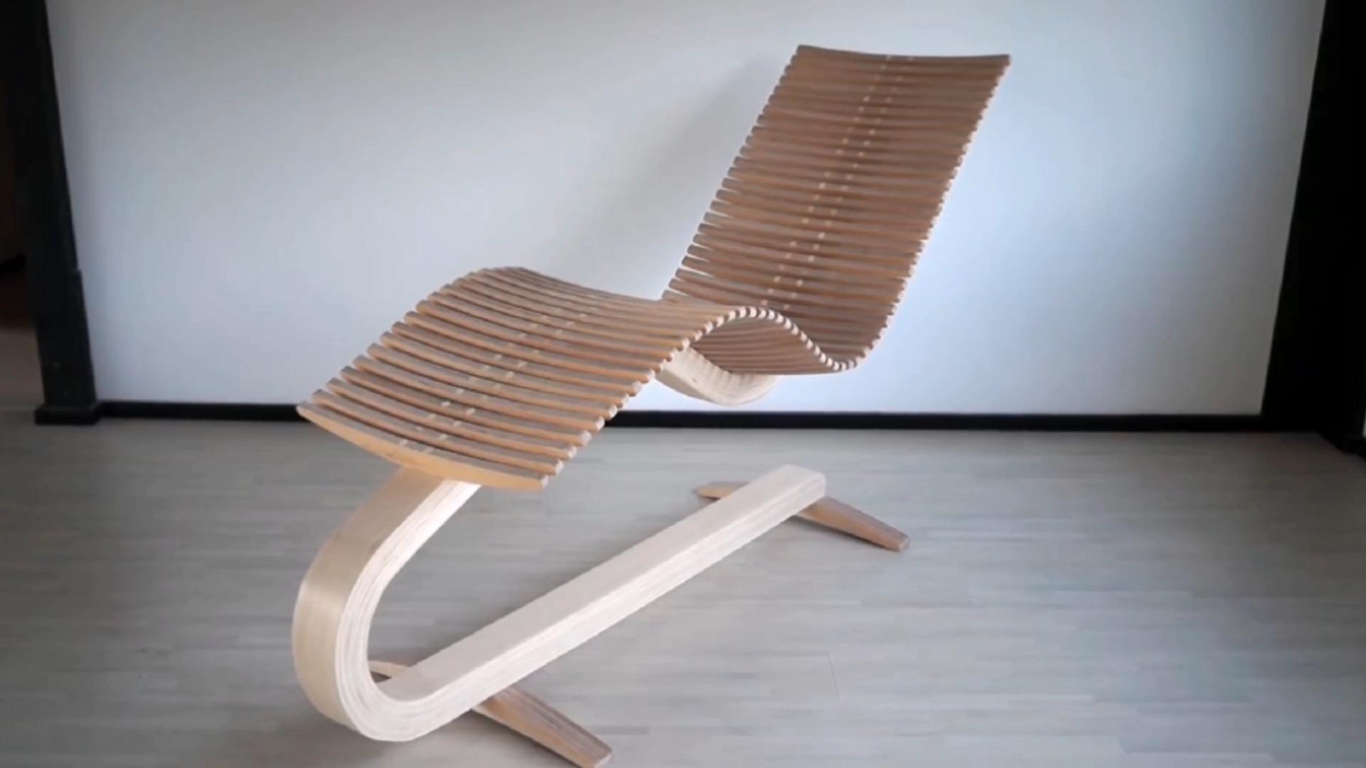 简直不可思议鱼骨式木质躺椅竟支撑400斤胖子