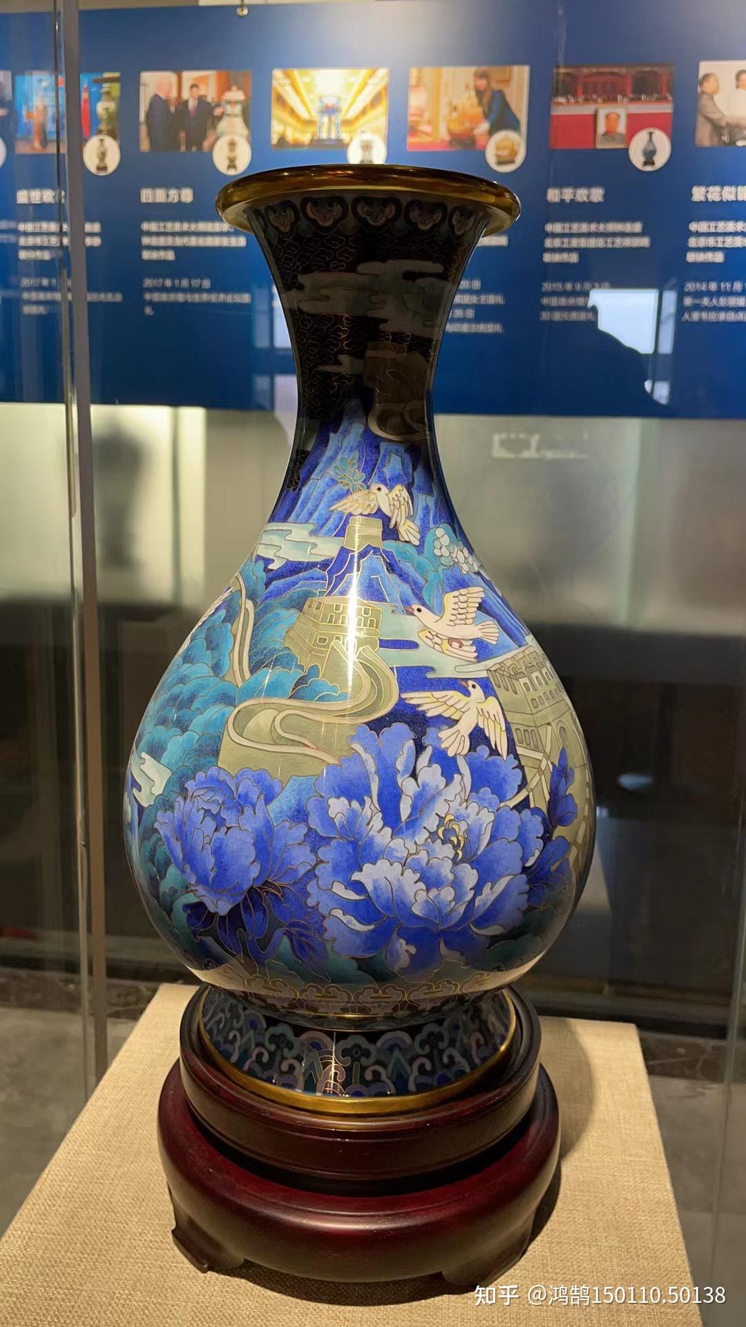 钟连盛国礼景泰蓝和平欢歌