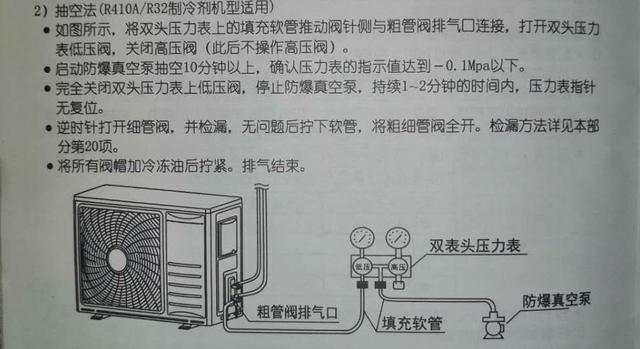 空调抽真空步骤图解图片