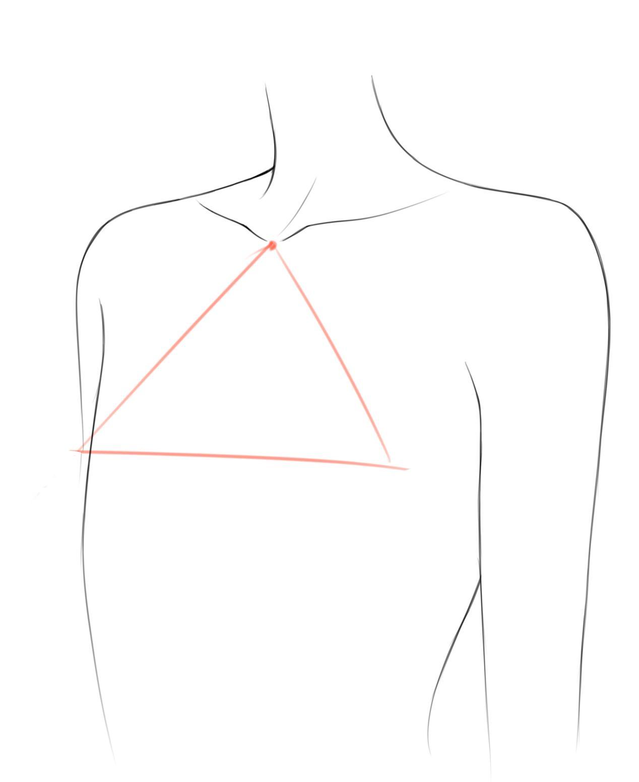 女性胸腔怎么画？绘画新手描绘胸部的画法要点！ - 知乎