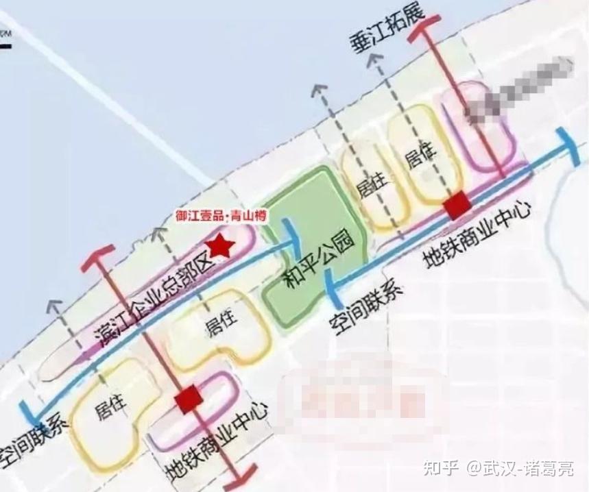 作为武汉市长江主轴五大重点功能区之一,青山滨江商务区将规划集聚