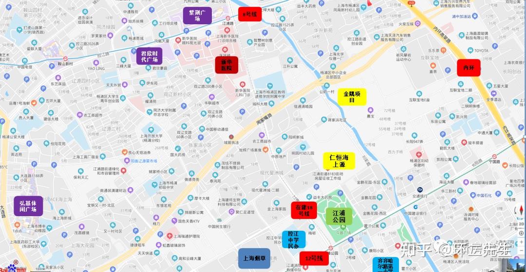 在虹杨18盘中,单看位置仁恒海上源的确不如弘久,恒大等核心,也不如