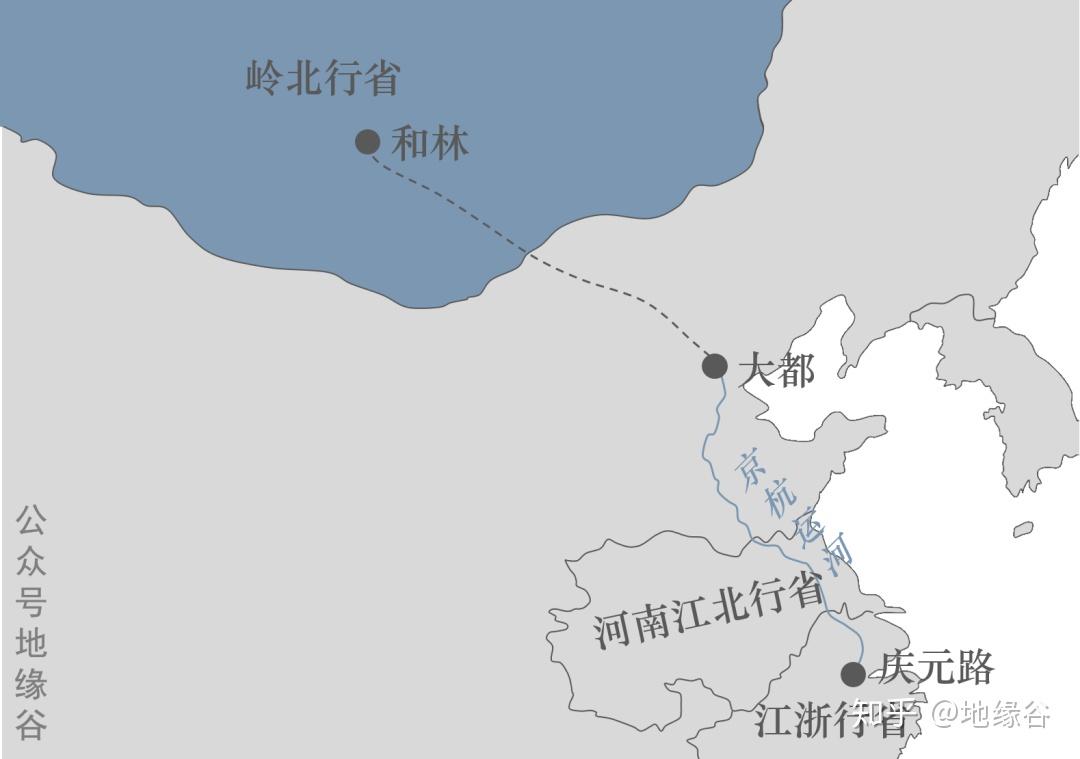 岭北行省北冰洋沿岸的元朝省份