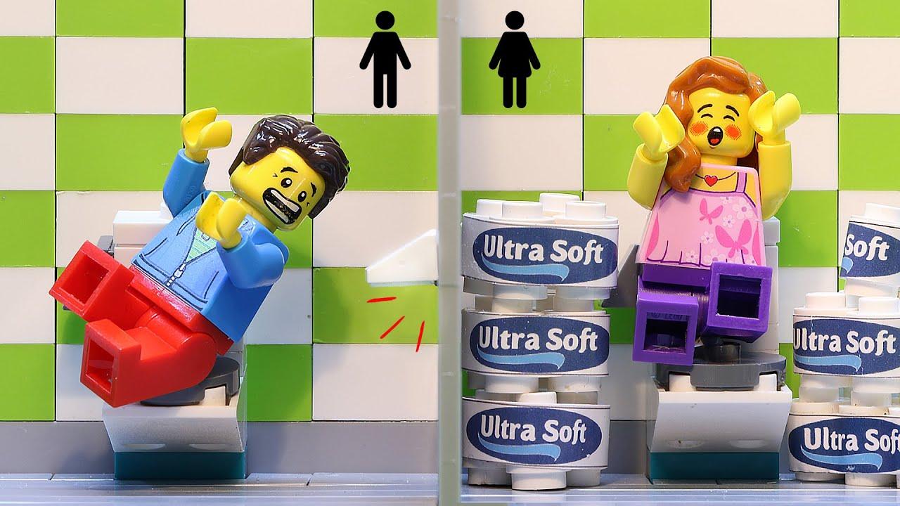 乐高定格动画之三个强盗抢劫银行香肠超人见义勇为打败强盗