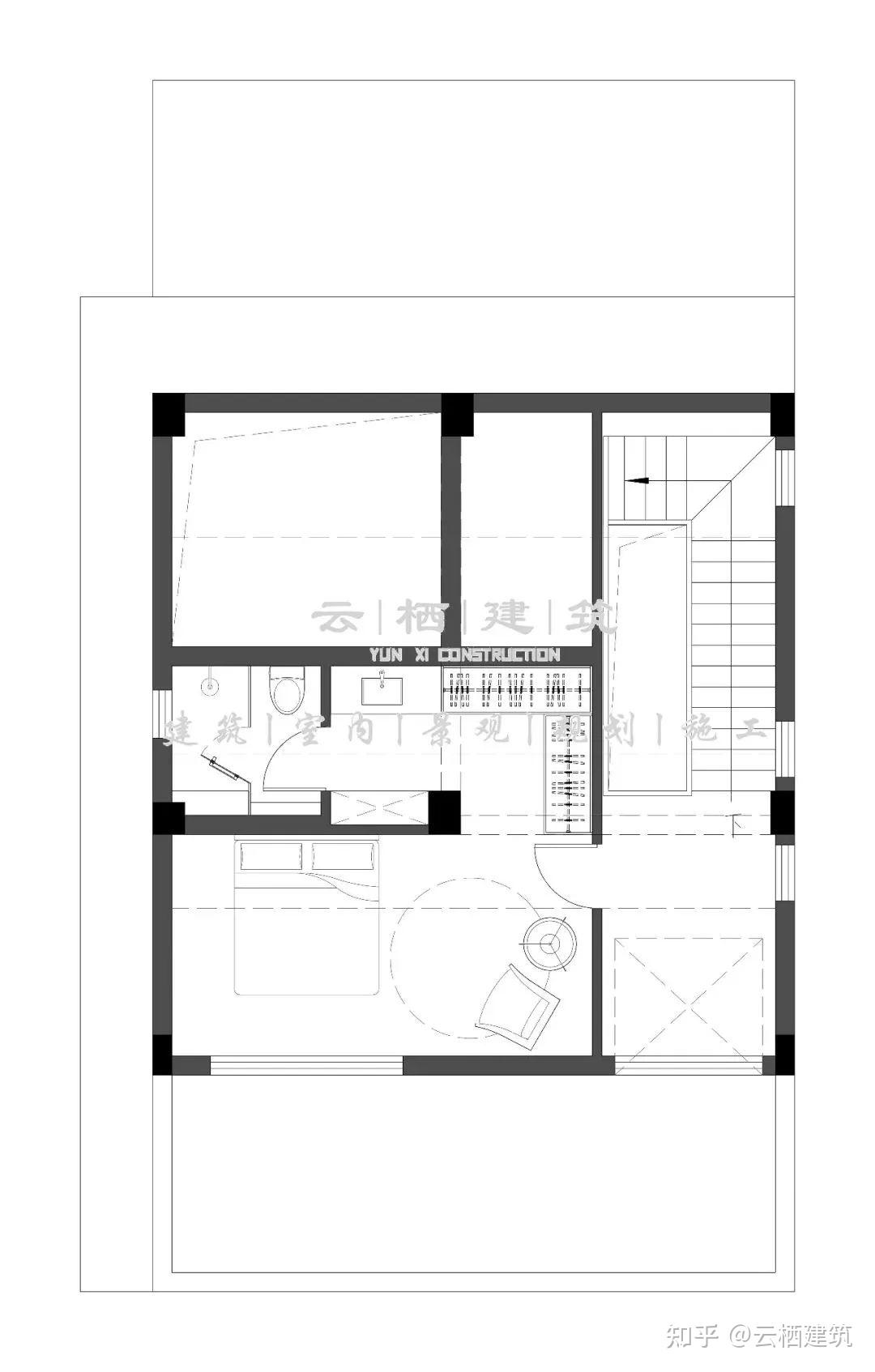 三居室欧式风格私人住宅装修施工图+效果图-住宅装修-筑龙室内设计论坛